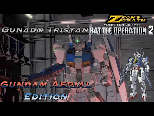 Gundam Tristan: Gundam Aerial Edition | GBO2 Ground match 600 cost #gundam  #witchfrommercury