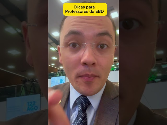 Dicas Imperdíveis para Professores da EBD! Pausa o vídeo e anota!