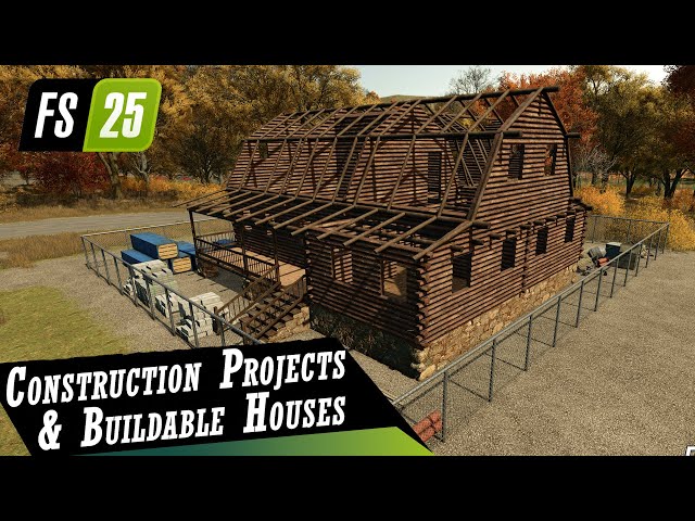 🚨 Farming Simulator 25 News 🚨 Construction Projects & Buildable Houses