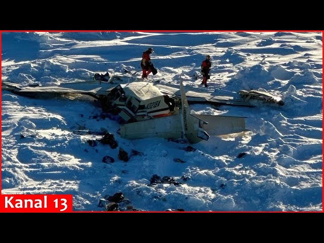 Missing commuter plane found crashed on Alaska sea ice and all 10 aboard died, authorities say