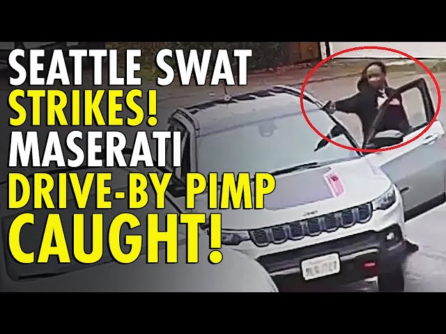 Seattle SWAT Takes Down Armed Felon in Shocking Maserati Drive-By Shooting