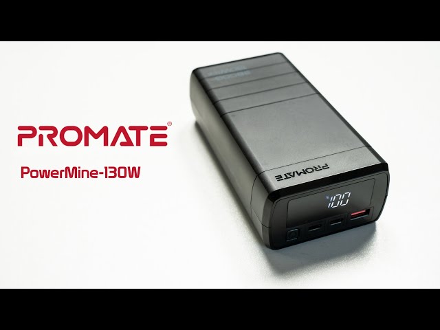 Charge laptops, tablets, smartphones with PowerMine-130W | PROMATE