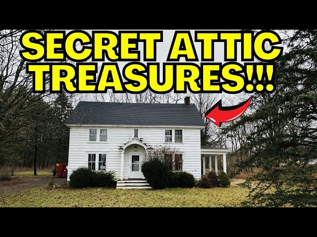 ESTATE SALE IN 124 YEAR OLD COUNTRY HOME UNLOCKS SECRET ATTIC & BASEMENT TREASURES!