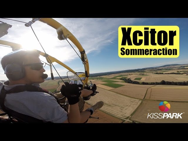 Rundflug Action mit dem Xcitor in Gössenheim