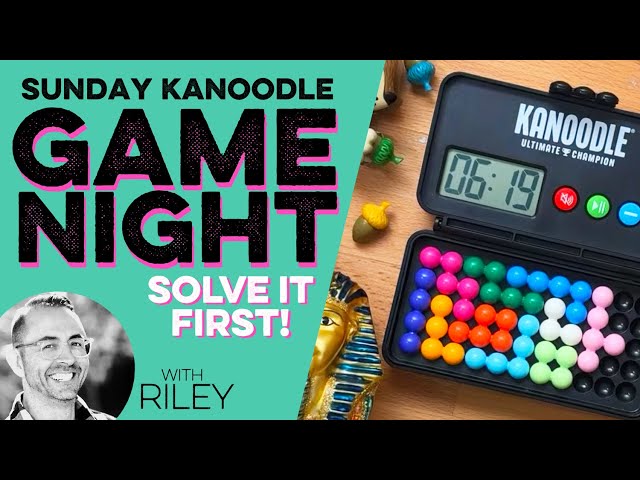 LIVE Kanoodle Challenge: Puzzle Party | Fun Vibes | How to Play a Brain Game | Sunday 6pm PST