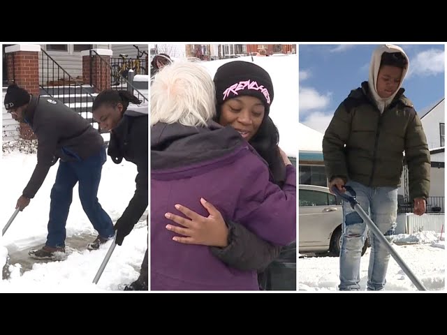 'It truly is the Spirit of Detroit.' Volunteers help seniors with snow removal