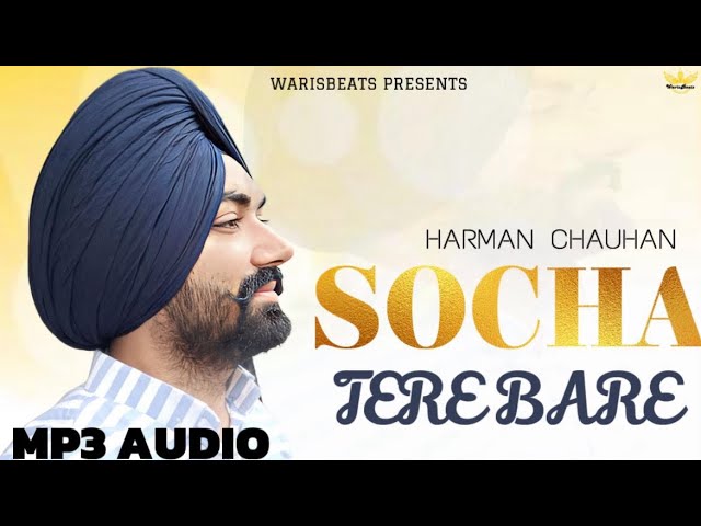 SOCHA TERE BARE MP3AUDIO || HARMAN CHAUHAN || WARISSHERGILL || NEW PUNJABI SONG 2024 ||ROMENTIC SONG