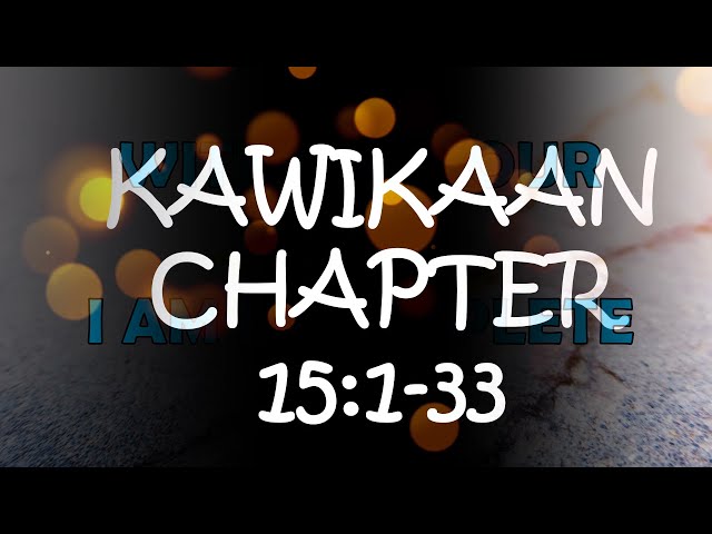 GINTONG ARAL MULA SA KAWIKAAN (PROVERBS)CHAPTER15