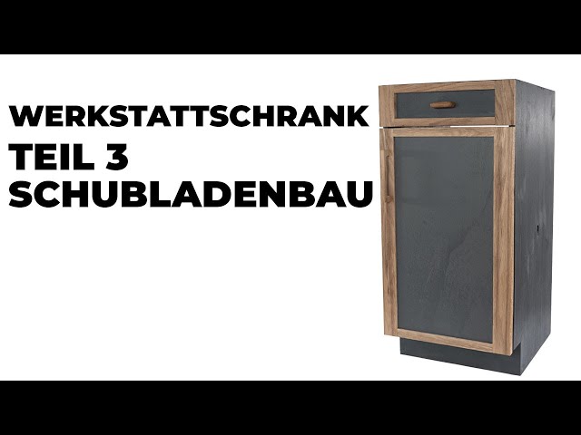 Kreg Korpusbau Werkstattschrank | Teil 3 & Finish