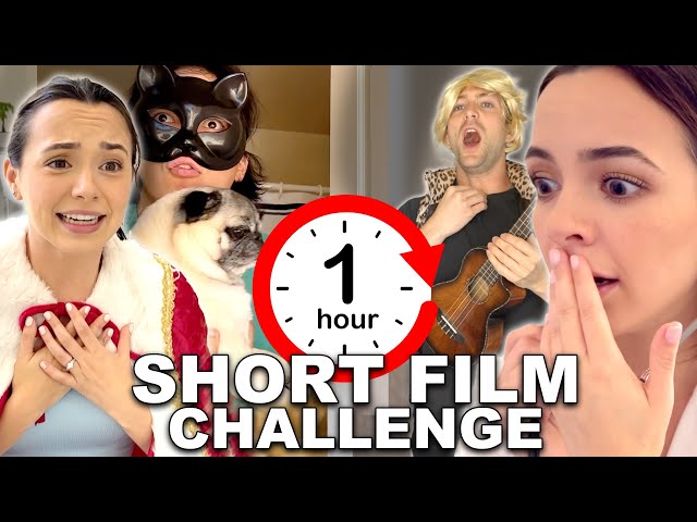 Who Can Make The Best Short Film in 1 Hour - Merrell Twins