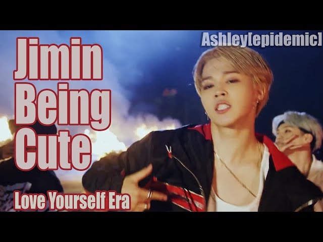 Jimin Being Cute - Love Yourself Era