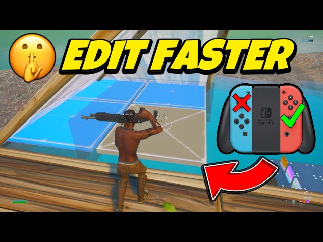 The SECRET To EDITING FASTER On Nintendo Switch + Lower INPUT DELAY! (Fortnite Tutorial)