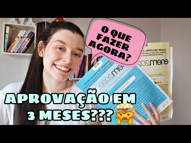 COMO ESTUDAR PARA O ENEM EM 3 MESES l 3 meses para o enem 2021 o que fazer???