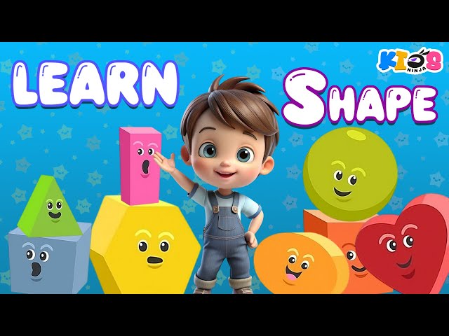 The Shapes Song For Kids | Nursery Rhymes | Nursery Rhymes With Lyrics | ELF Learning #kidslearning