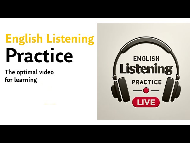 English Listening Practice 🔴 Live 🔴