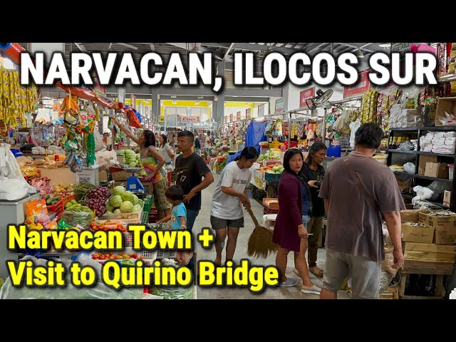 Philippines🇵🇭 EXPLORE ILOCOS SUR | NARVACAN TOWN Walking Tour + Visit to the ICONIC QUIRINO BRIDGE