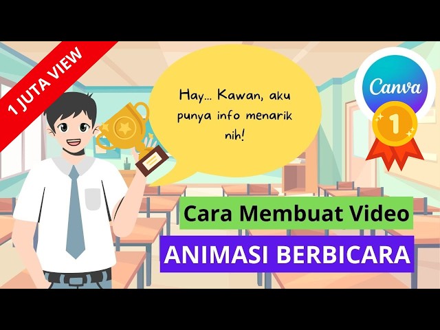 CARA MEMBUAT VIDEO ANIMASI BERBICARA DI CANVA | Mudah Banget!