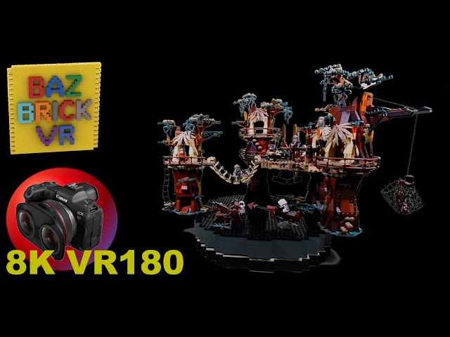 Lego Review 10236 Ewok Village 8K/4K/3D BazBrickVR S01E39