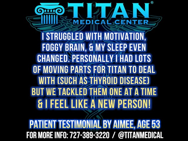 Titan Patient testimonial by Aimee, age 53!