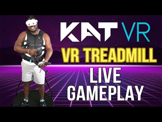 Random VR Games on a VR Treadmill... -VR Fitness Day 23 - Kat Walk C2 Livestream