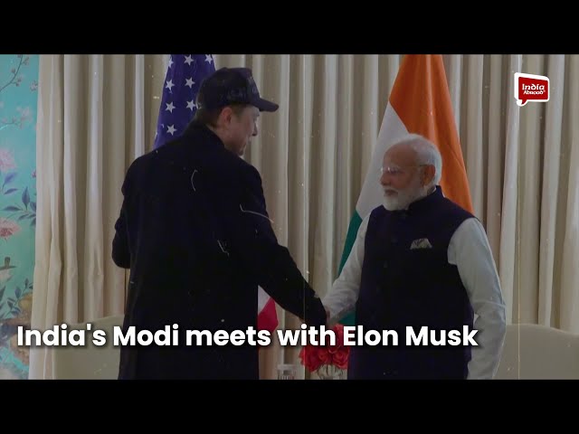 India's Modi meets with Elon Musk