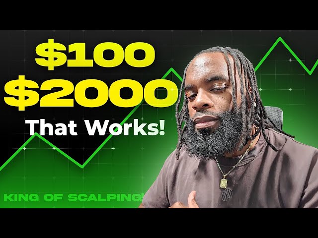 1-Minute Scalping Strategy: Flip $100 to $2,000 Fast!