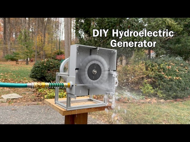 I Built a Mini Hydroelectric Generator