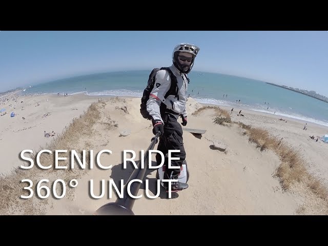 Scenic beach ride raw 360 uncut | Santa Cruzin