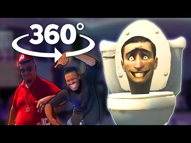 All Skibidis but its 360° video! Skibidi Toilet, That One Guy, Skibidi Bop Yes!