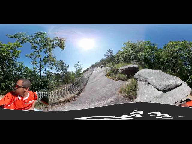 Hiking Off Trail at Stone Mountain in 360 Video!