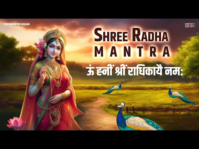 Radha Ashtami Special | Shree Radha Mantra | ऊं ह्नीं श्रीं राधिकायै नम: | #tripundretrobhajan