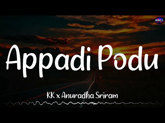 𝗔𝗽𝗽𝗮𝗱𝗶 𝗣𝗼𝗱𝘂 (Lyrics) - Ghilli | Vijay | Trisha | KK x Anuradha | Vidyasagar /\ #AppadiPodu