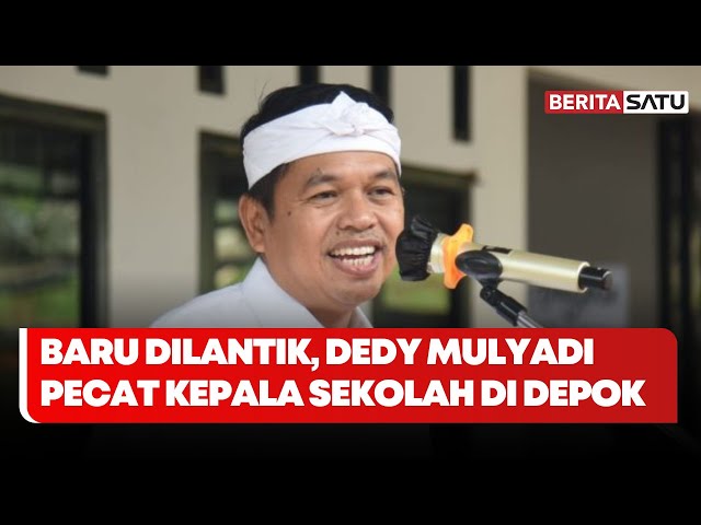 Baru Dilantik, Dedy Mulyadi Pecat Kepala Sekolah Di Depok Karena Abaikan Larangan | Beritasatu