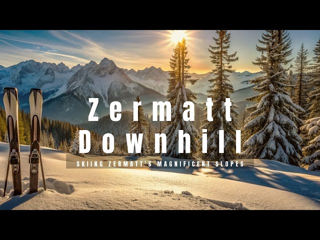 Skiing from Gornergrat to Zermatt | Epic Matterhorn Views on an Empty Slope - 4K Footage ❄️🏔️