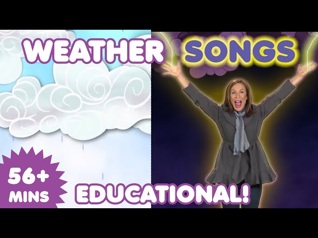 Weather Songs | Nursery Rhymes | Kids Songs | Cloud Song | Thunder Song