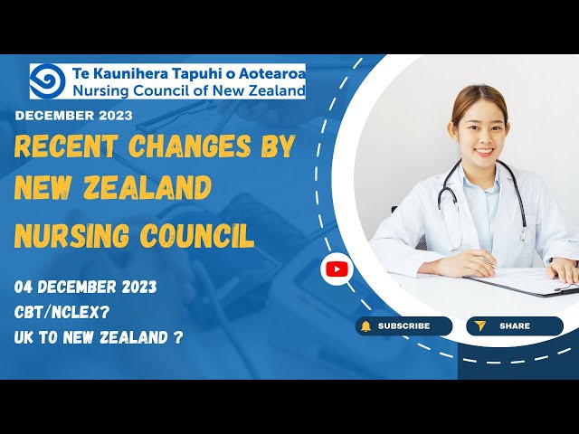 NEW ZEALAND NURSES NEW UPDATE 2023/2024