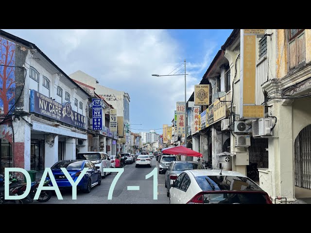 VR180 2023 DAY7-1. Walking around George Town, Penang island, Malaysia