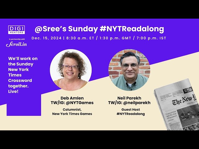 NYTReadalong | Deb Amlen (Columnist, NYT Games - Crossword)