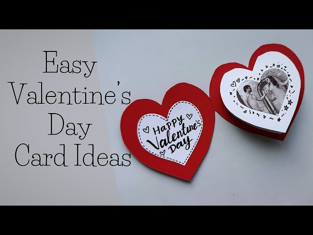 Easy and Beautiful Card For Valentines Day/How to Make Valentine's Day Card Easy@ArtCraftByTulsi