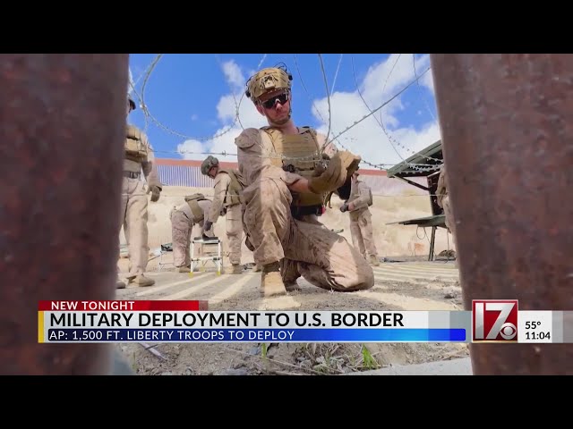 Fort Liberty troops deploying to U.S. border