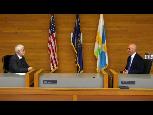 Salem Mayor Bennett interviews Councilor Trevor Phillips, Ward 3