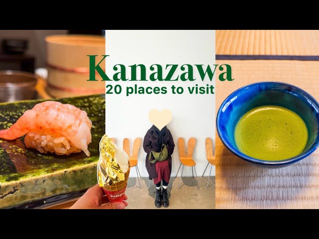 Kanazawa vlog/Japan trip/seafood/sushi/matcha/tea ceremony/tea house/gold leaf/after earthquake