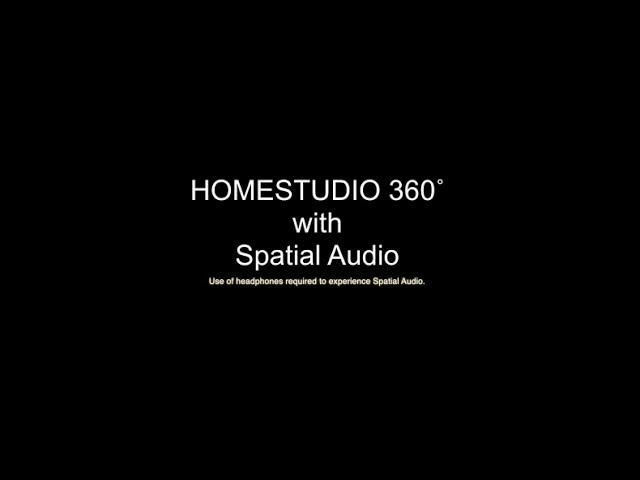 Home Studio 360˚ Tour with Spatial Audio