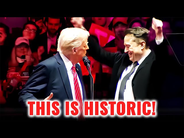 Elon GRABS the Mic from Trump - Crowd Left Speechless!