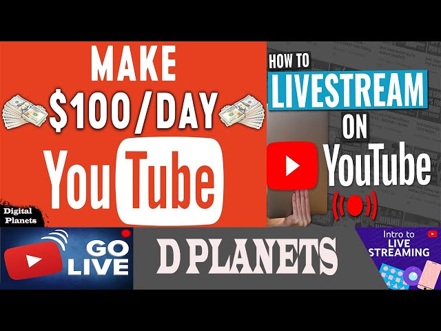 How To Stream On YouTube | How To Make $100 a Day on YouTube