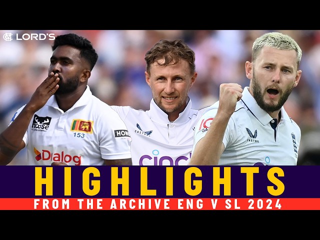 Atkinson Stars after Fernando's 8-Fer & Root's Two Tons | Classic Test | England v Sri Lanka 2024