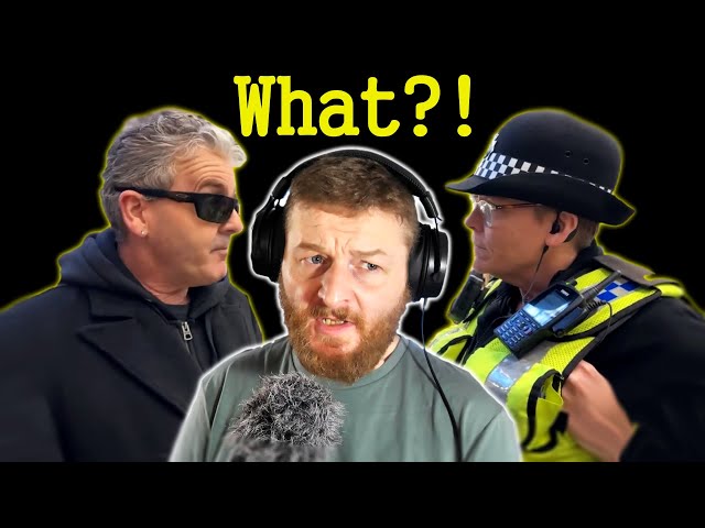 CAUGHT on camera: CCP  Call POLICE on UK  Street Performer!