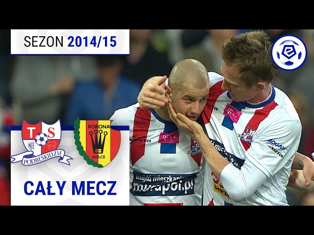 (1/2) Podbeskidzie Bielsko-Biała - Korona Kielce | CAŁY MECZ | Ekstraklasa 2014/15 | 23. Kolejka