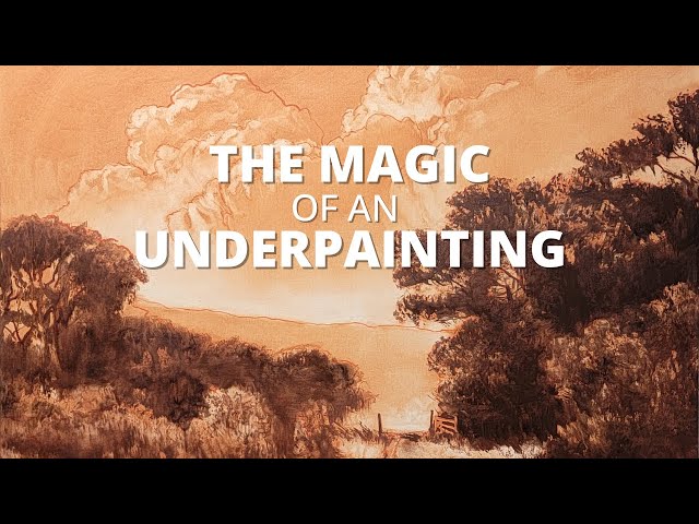 Discover the MAGIC of an underpainting for painting landscapes [Forgotten Road: Part 1]