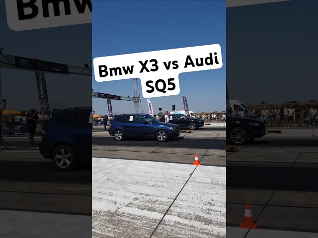 Bmw X3 vs Audi SQ5 Ro Drag Racing